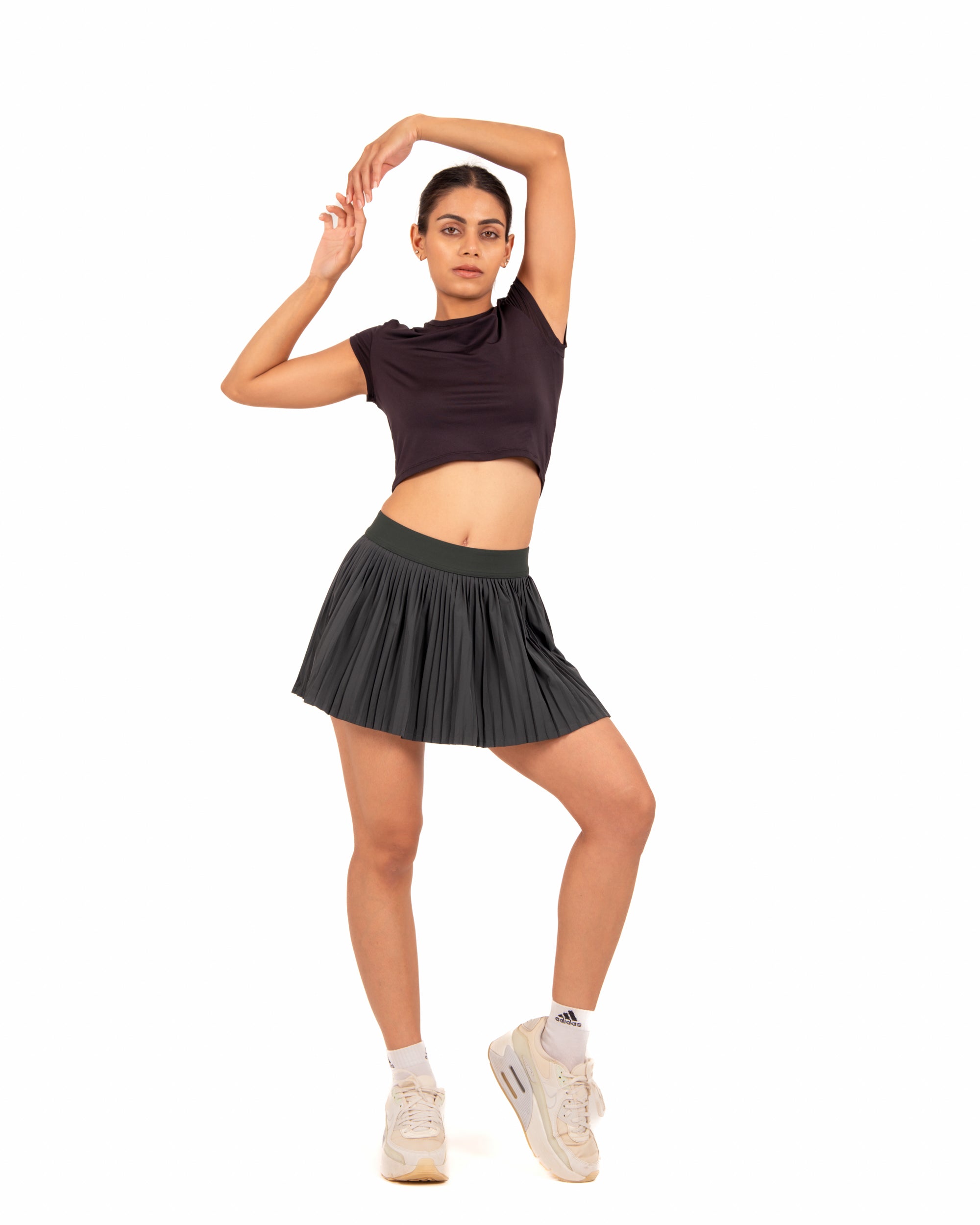 Juniper Green FORMA Micro Pleated Skirt