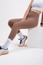 Desert Taupe FINO High-Rise Leggings