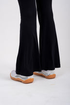 Black SWAY High-Rise Flared Leggings