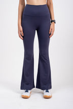 Slate Blue SWAY High-Rise Flared Leggings
