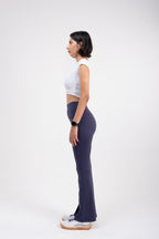 Slate Blue SWAY High-Rise Flared Leggings