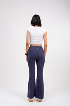 Slate Blue SWAY High-Rise Flared Leggings