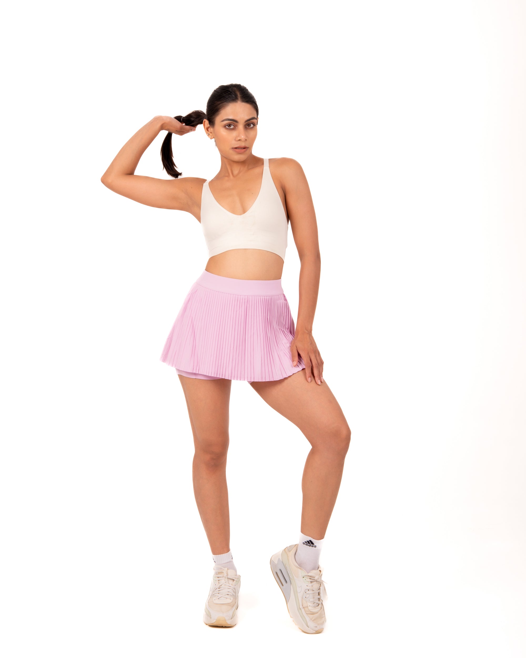 Lilac FORMA Micro Pleated Skirt