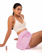 Lilac FORMA Micro Pleated Skirt