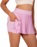 Lilac FORMA Micro Pleated Skirt