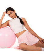 Cherry Blossom FORMA Micro Pleated Skirt