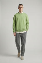 Matcha Green French Terry Oversized Sweatshirt