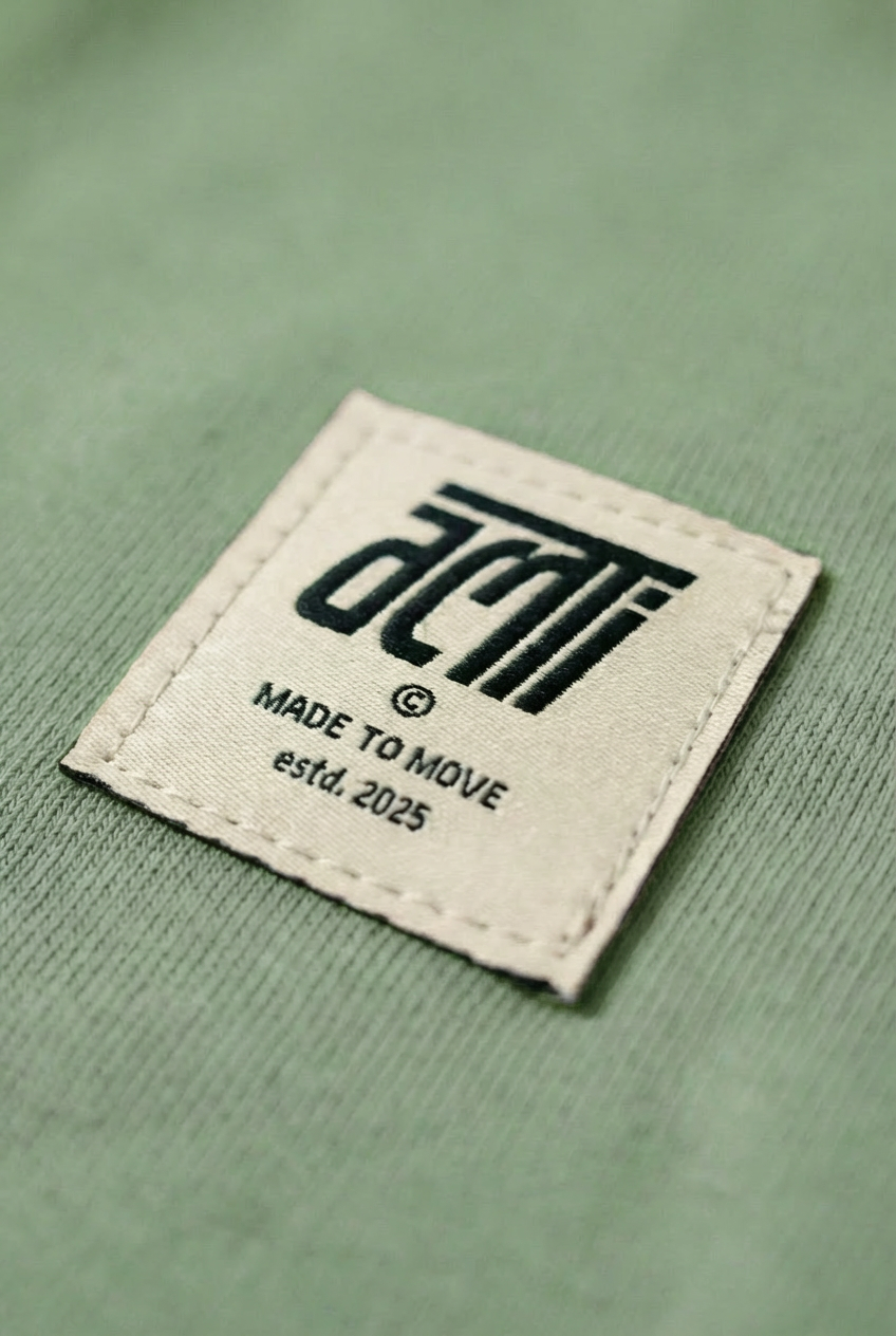 Matcha Green French Terry Oversized Sweatshirt